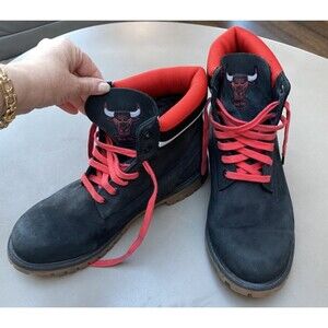 Spring SALE ! Timberland-CHICAGO BULLS -NBA 6 In. Premium Boot Mens 13